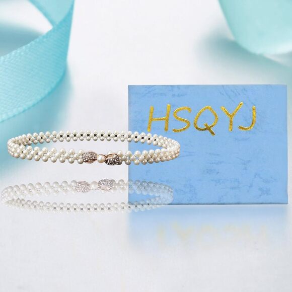 Pearl Elastic Chain Belt Adjustable Stretchy Metal Crystal Flower Buckle Waist😏 - Picture 7 of 7